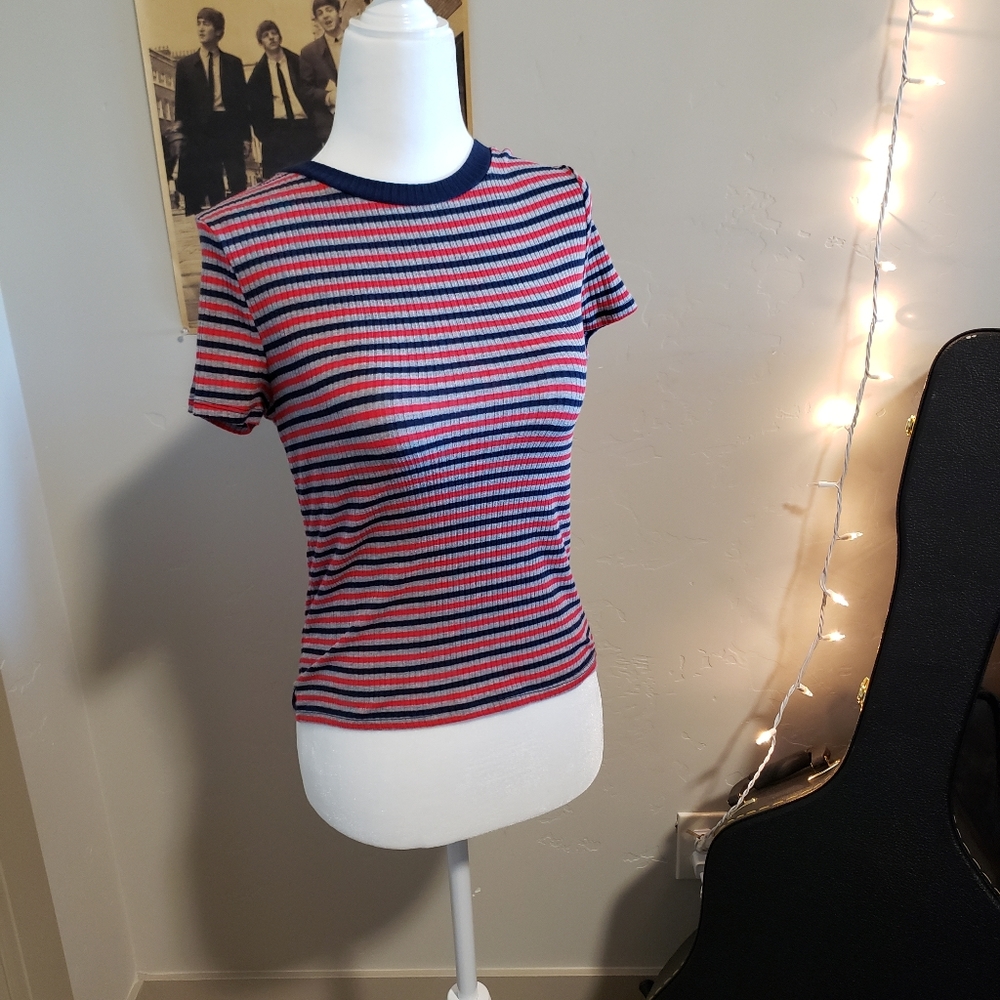 striped tee